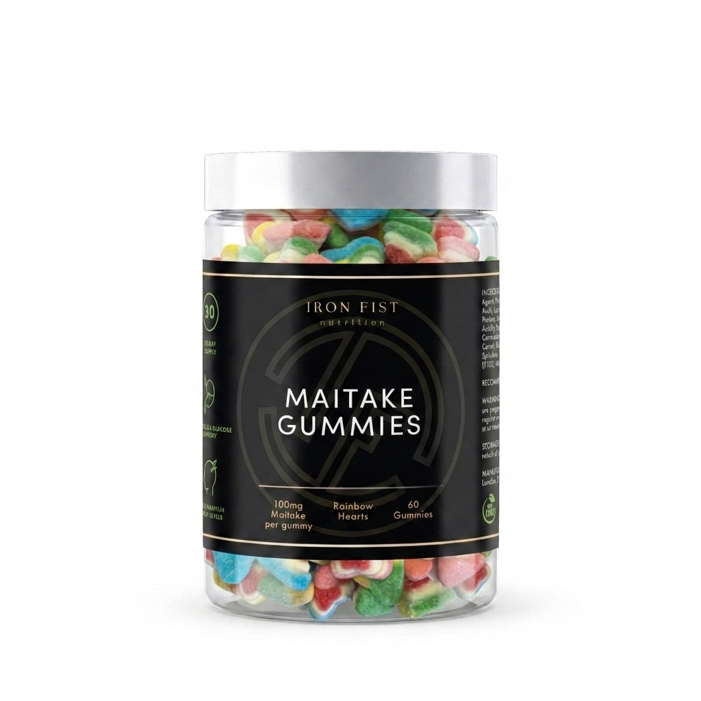 Maitake Mushroom Rainbow Hearts Gummies