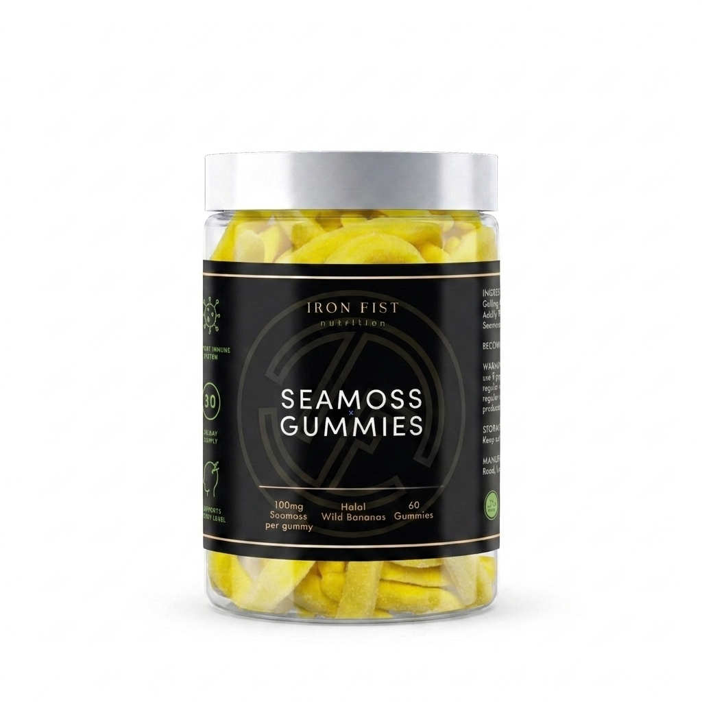 Seamoss Wild Banana Halal Gummies