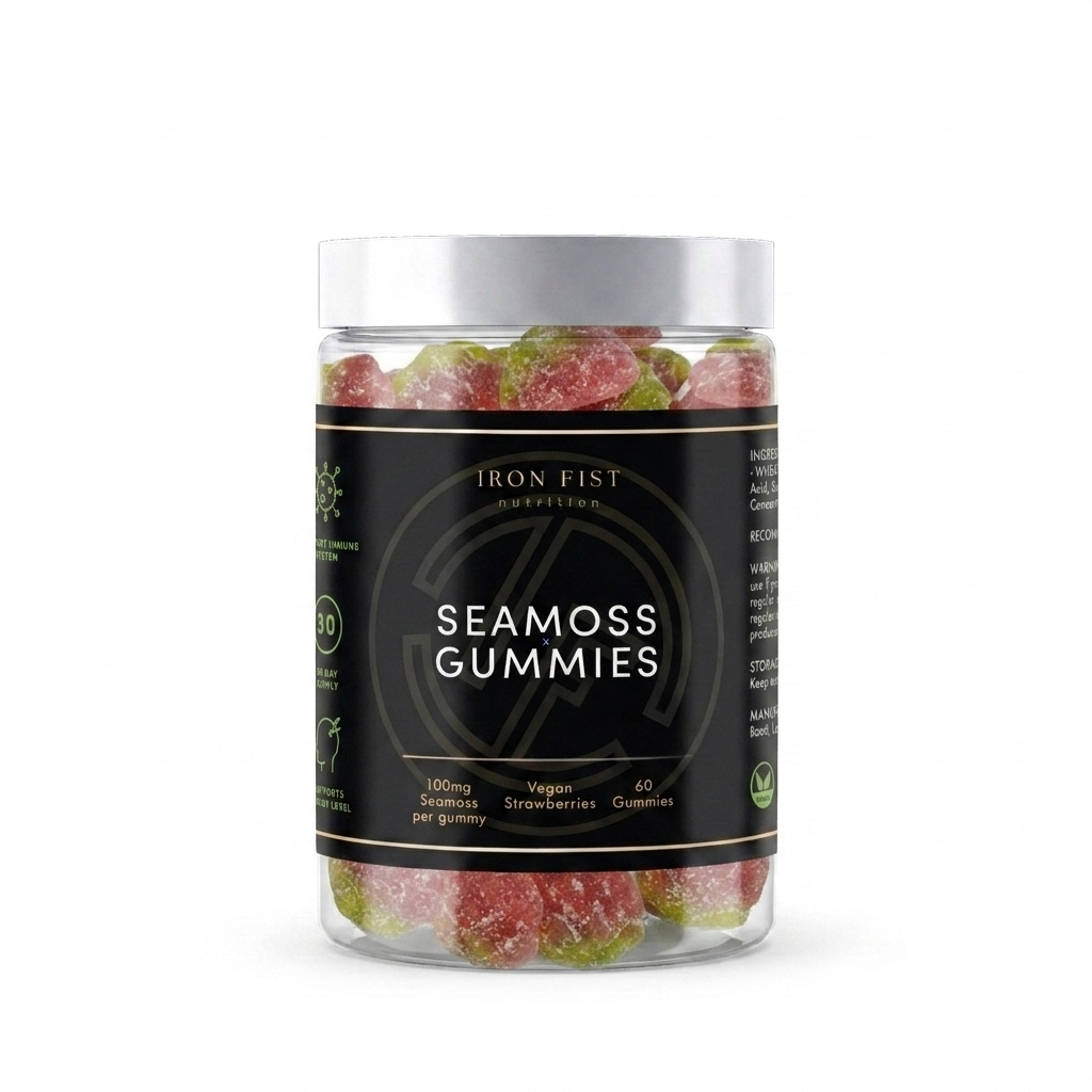 Seamoss Strawberry Vegan Gummies